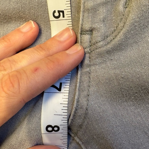 Uniqlo ultra stretch Gray Mid-rise Skinny denim Jeans women's size 25 - Picture 11 of 13